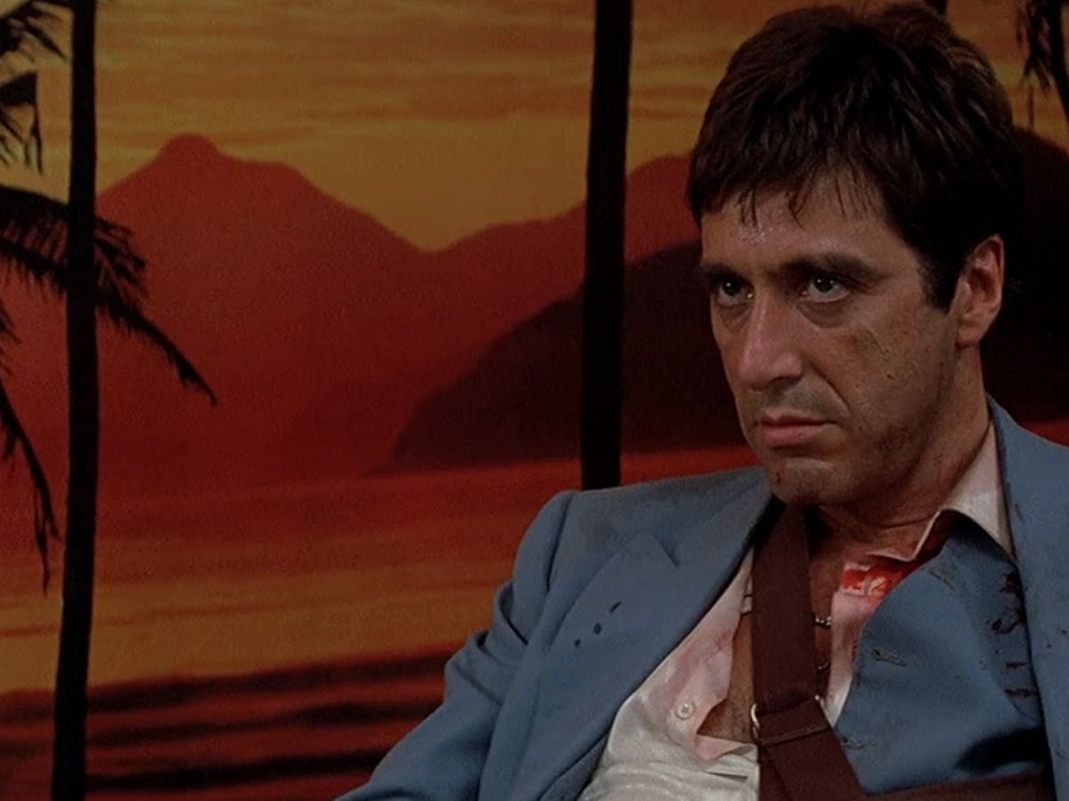 Al Pacino stars as Tony Montana in Scarface (Image via Amazon Prime Video)
